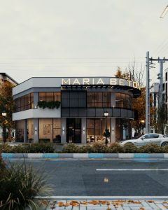 طراحی نما شرکت ماریا بتن پاسارگاد در آستانه اشرفیه